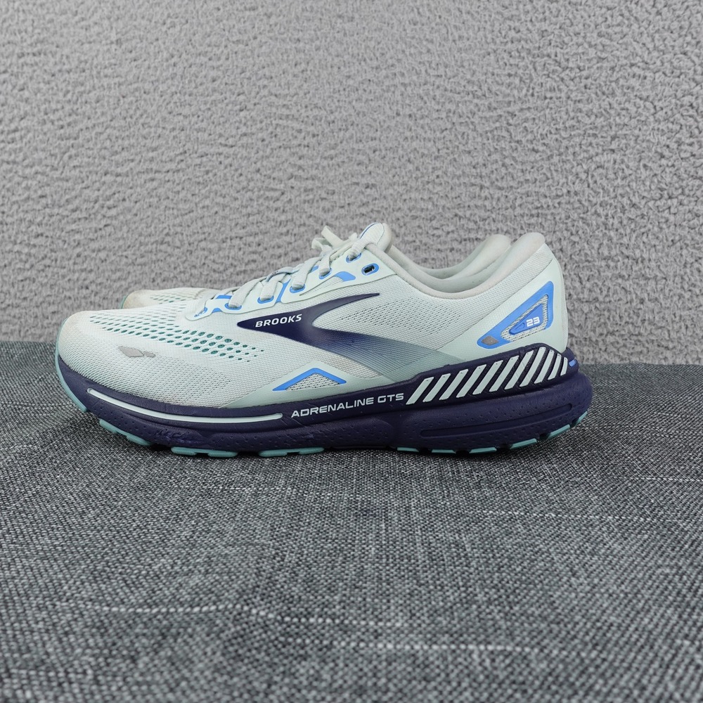Brooks Adrenaline‎ GTS 23 Women Running Shoes Light Blue White Size 11.5